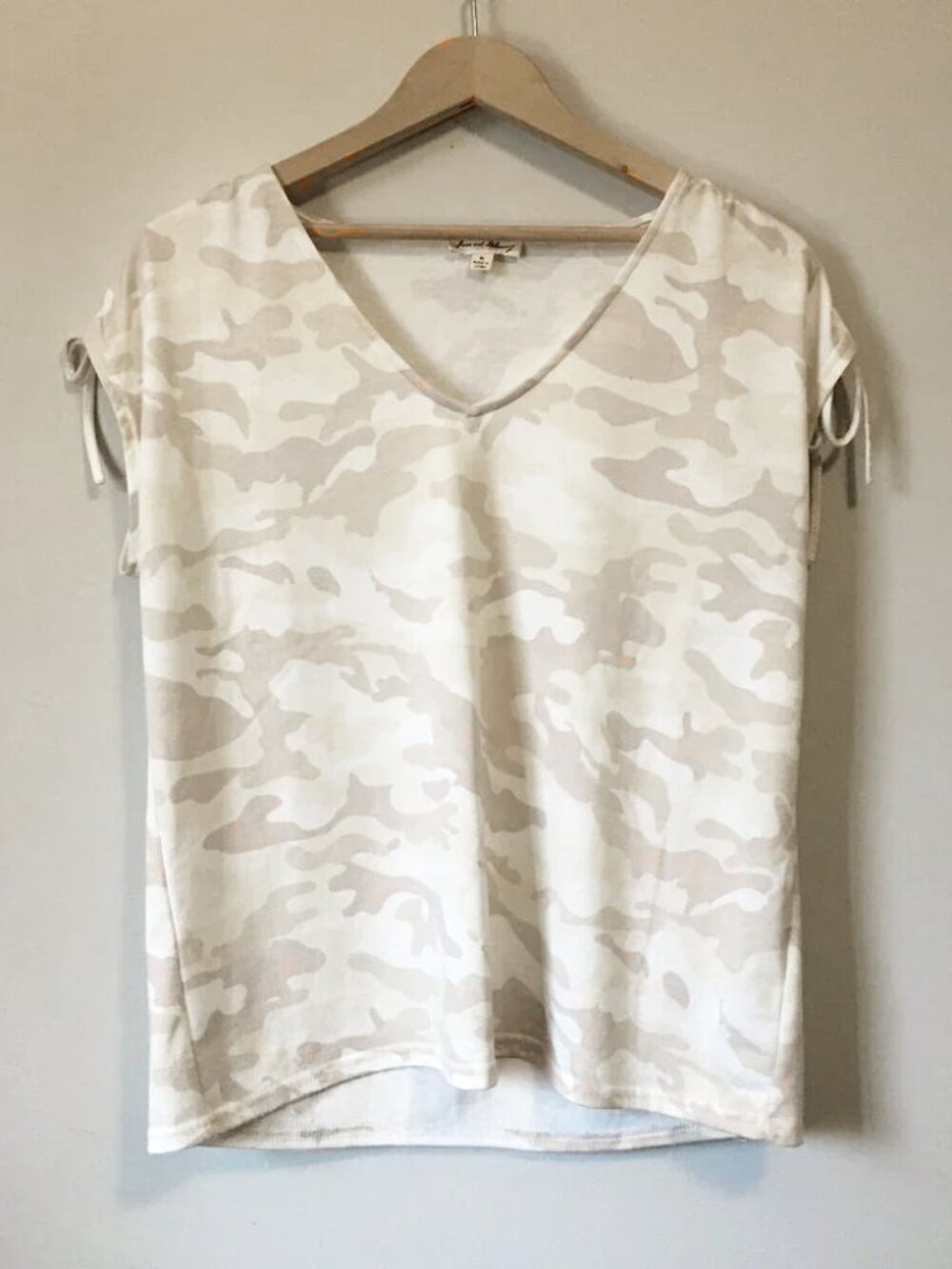 Tank Girl Camo Lace Up Muscle Tee Tank Top Size M